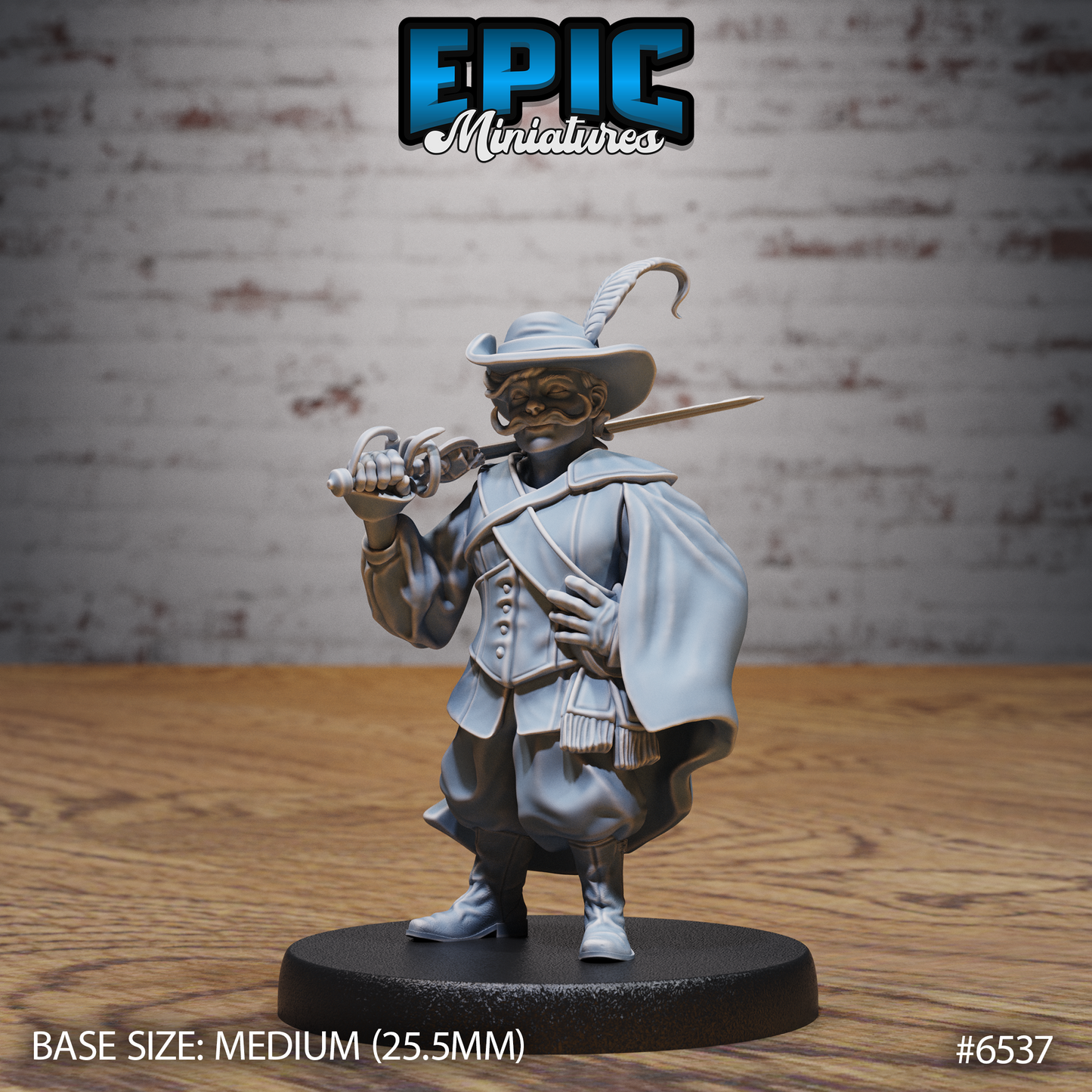 Pirate Crew | Swashbuckling Raiders Set | Resin Tabletop RPG Figure Set | 25mm Base