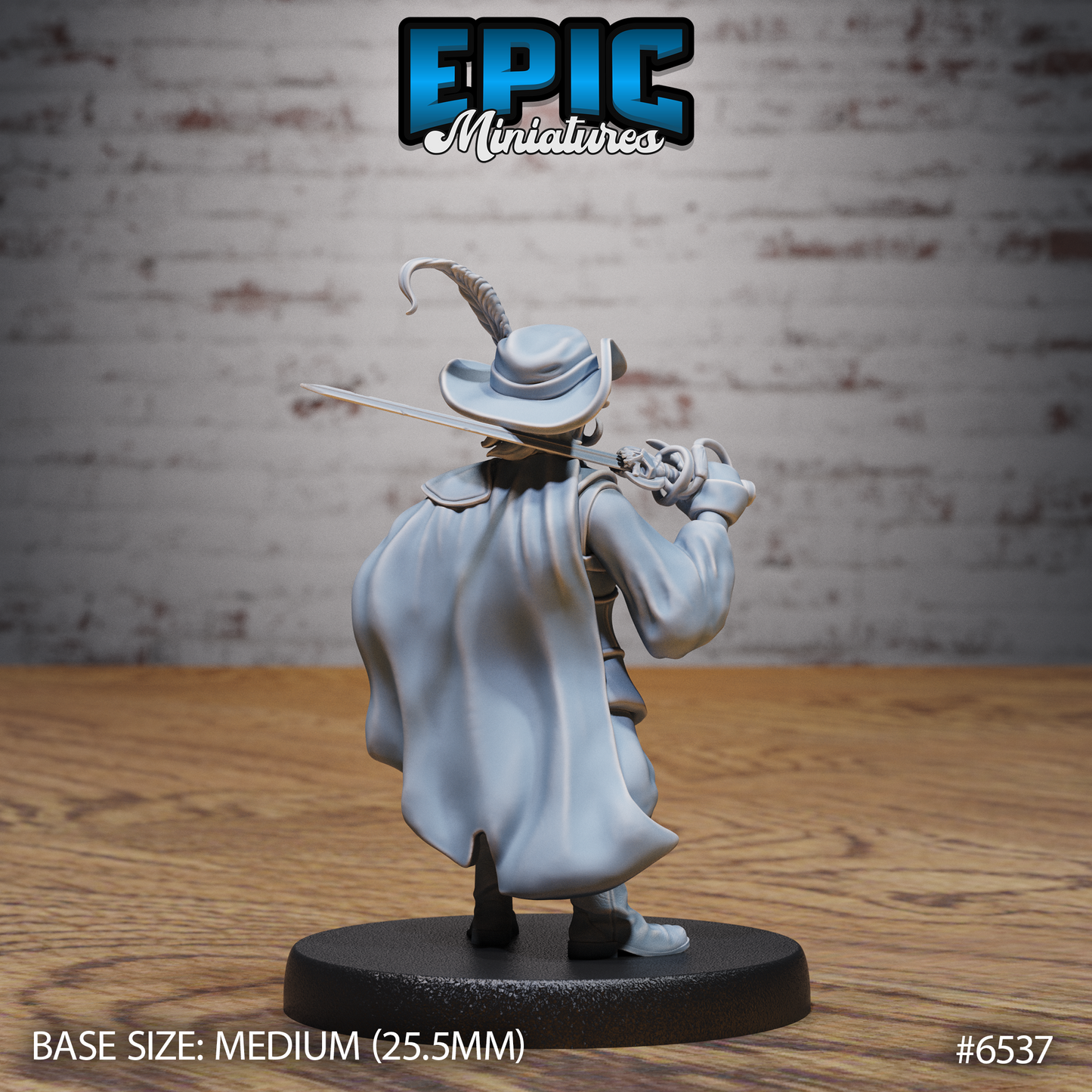 Pirate Crew | Swashbuckling Raiders Set | Resin Tabletop RPG Figure Set | 25mm Base