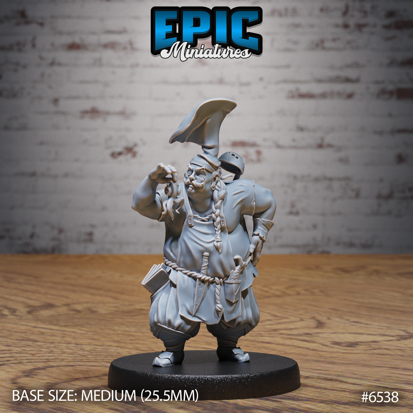 Pirate Crew | Swashbuckling Raiders Set | Resin Tabletop RPG Figure Set | 25mm Base