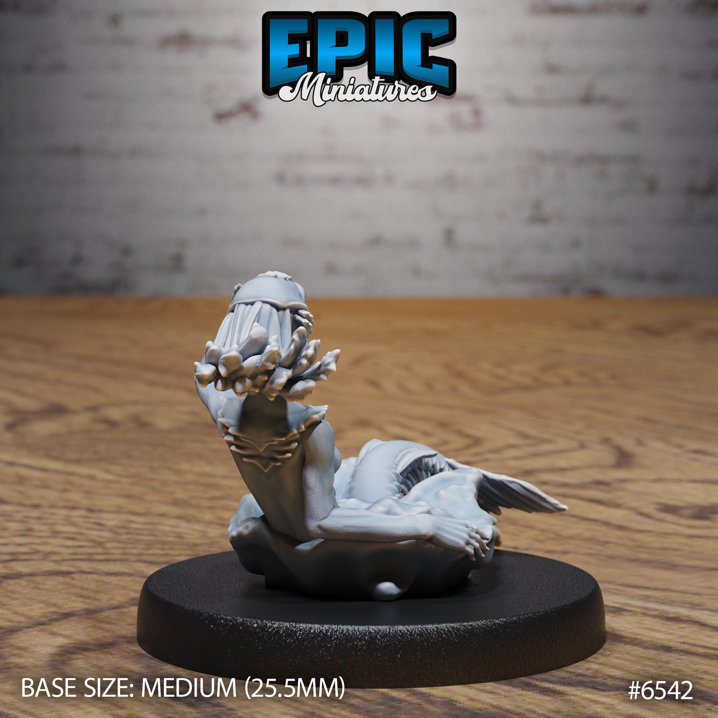 Deep Siren | Abyssal Songstress | Resin Tabletop RPG Figure | 25mm Base