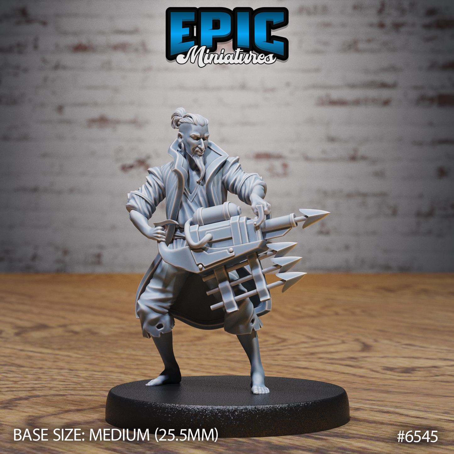 Sea Merchant | Ocean Trader & Voyager | Resin Tabletop RPG Figure | 25mm Base