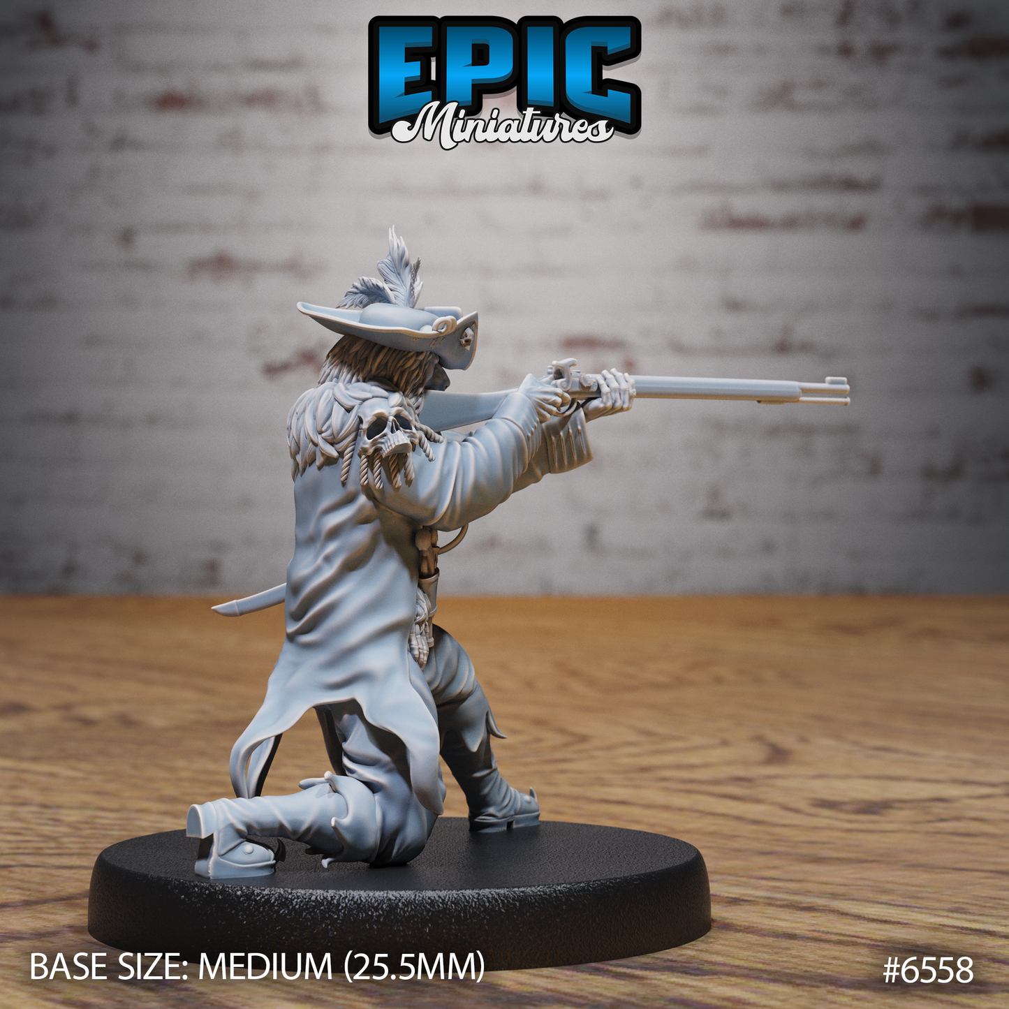 Lion Folk Captain | Pride Commander & Naval Leader | Resin Tabletop RPG Figure | 25mm Base