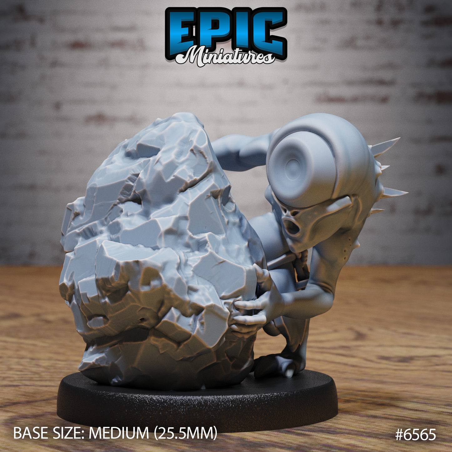 Nothic Baby | Twisted Aberrant Hatchling | Resin Tabletop RPG Figure | 25mm Base