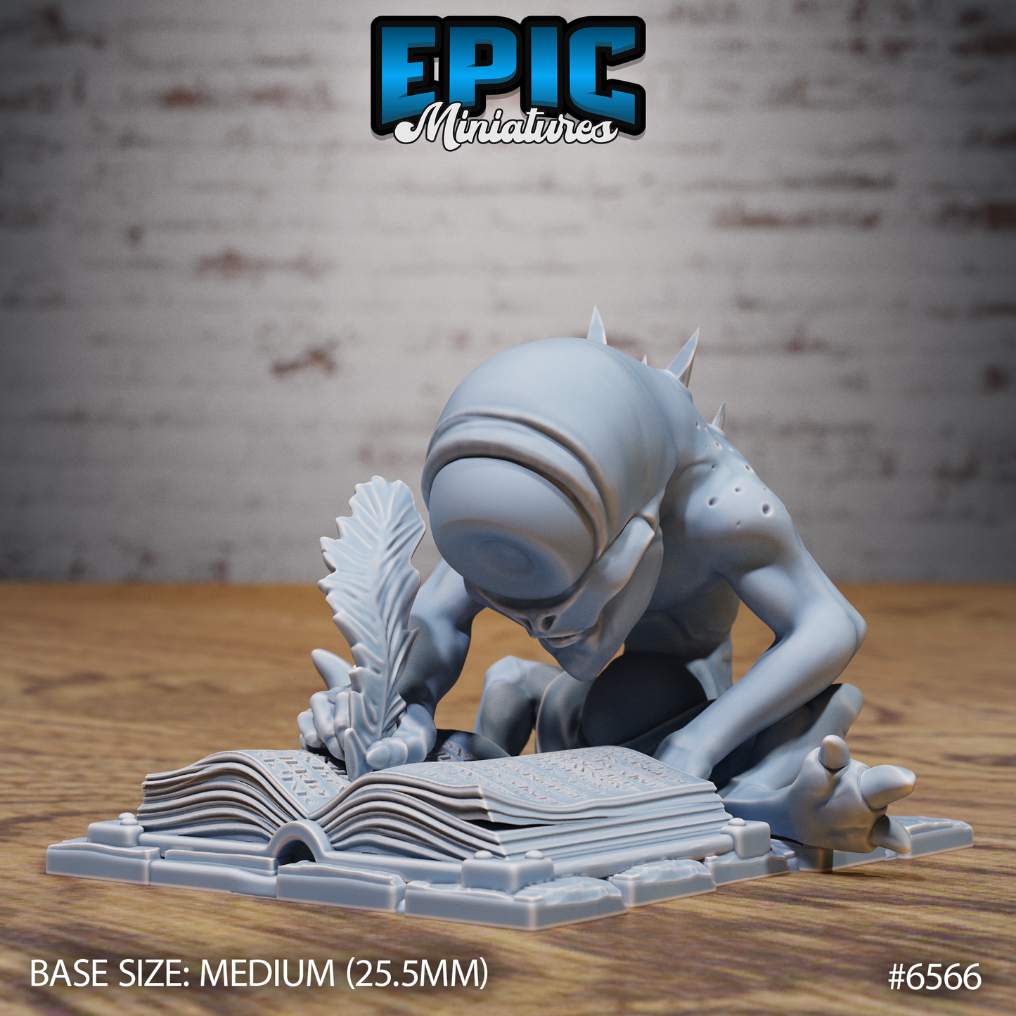 Nothic Baby | Twisted Aberrant Hatchling | Resin Tabletop RPG Figure | 25mm Base