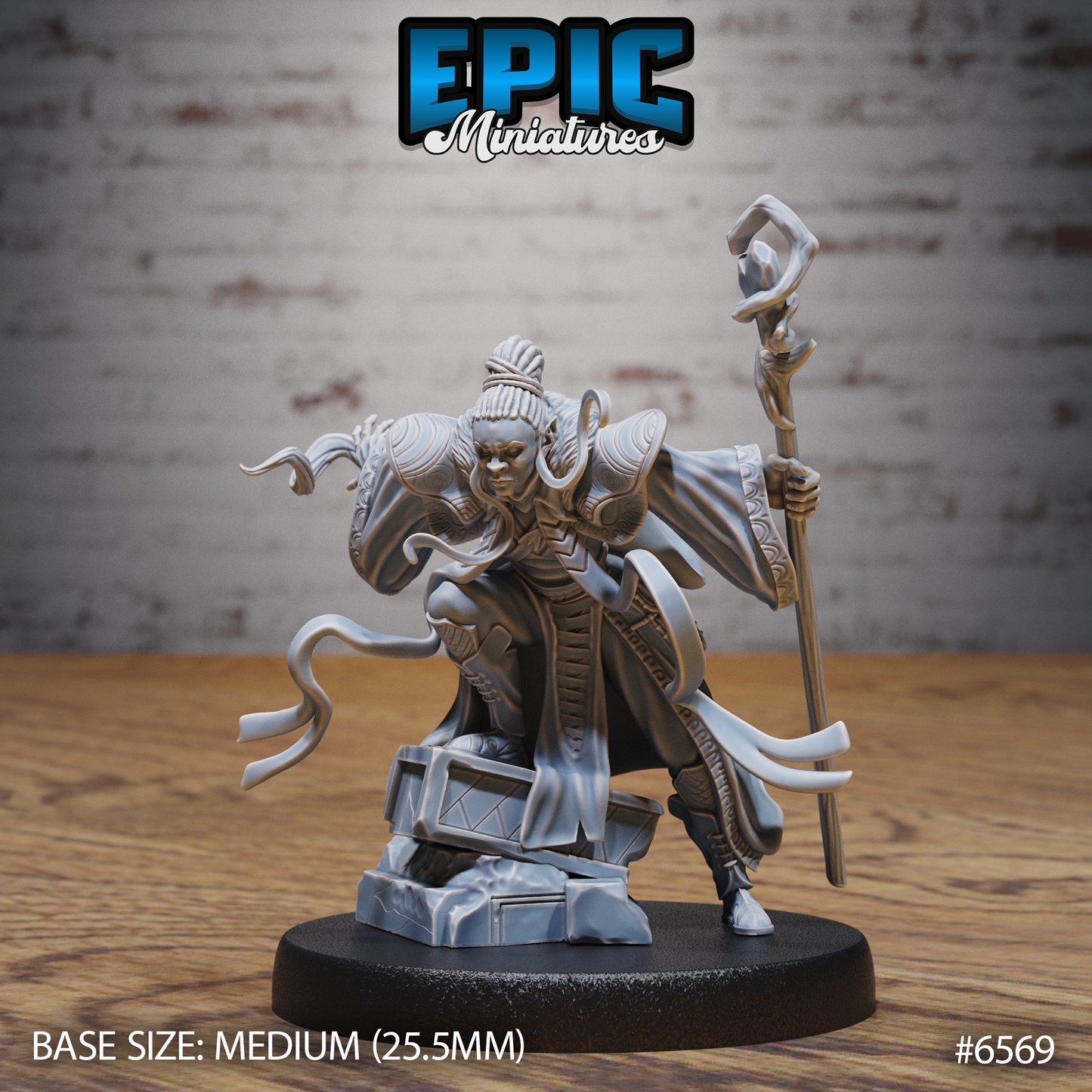 Wizards | Arcane Spellcaster Miniature Set | Resin Tabletop RPG Figures | 25mm Base