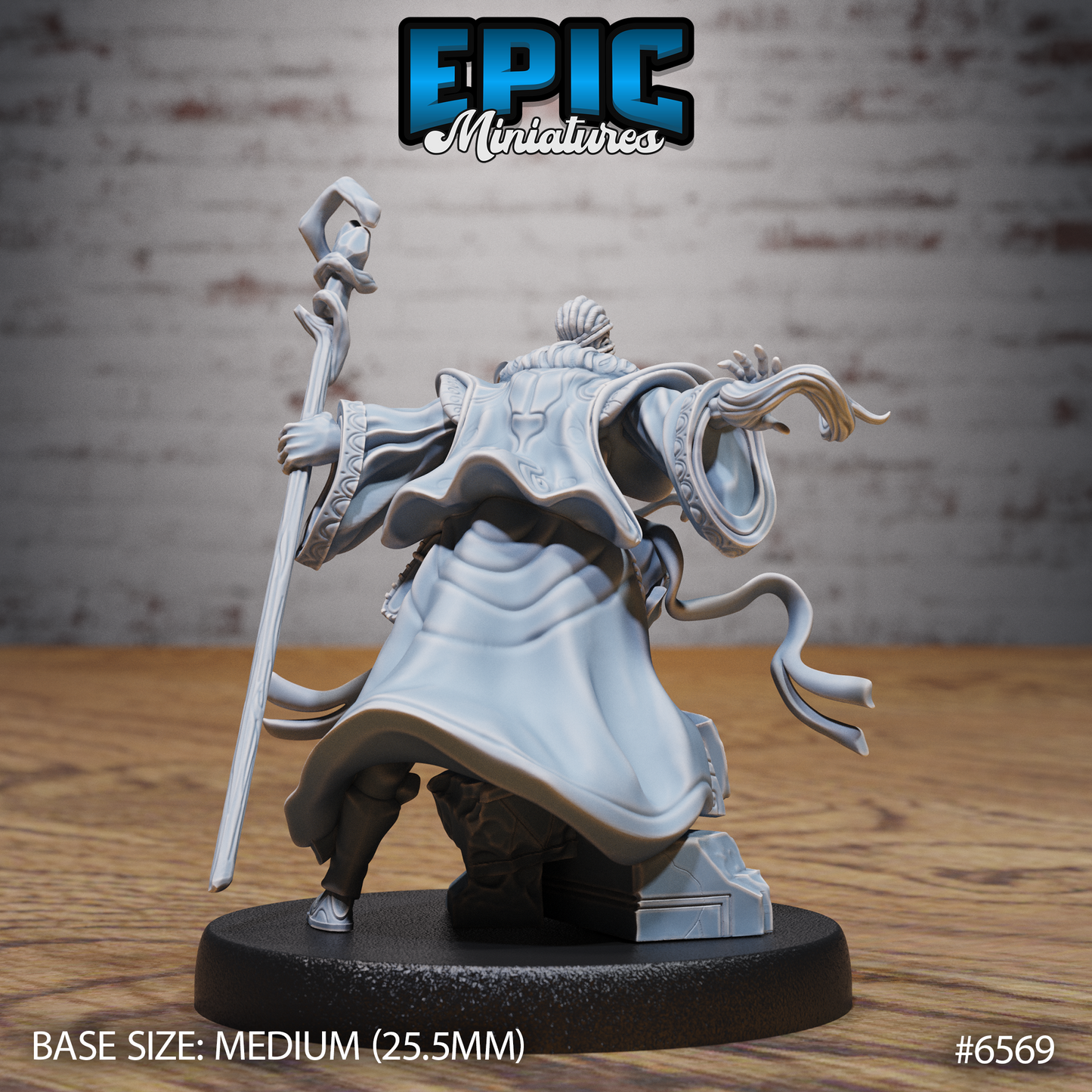 Wizards | Arcane Spellcaster Miniature Set | Resin Tabletop RPG Figures | 25mm Base