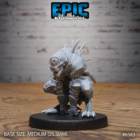 Nothic Knight | Aberrant Cursed Guardian | Resin Tabletop RPG Figure | 25mm Base