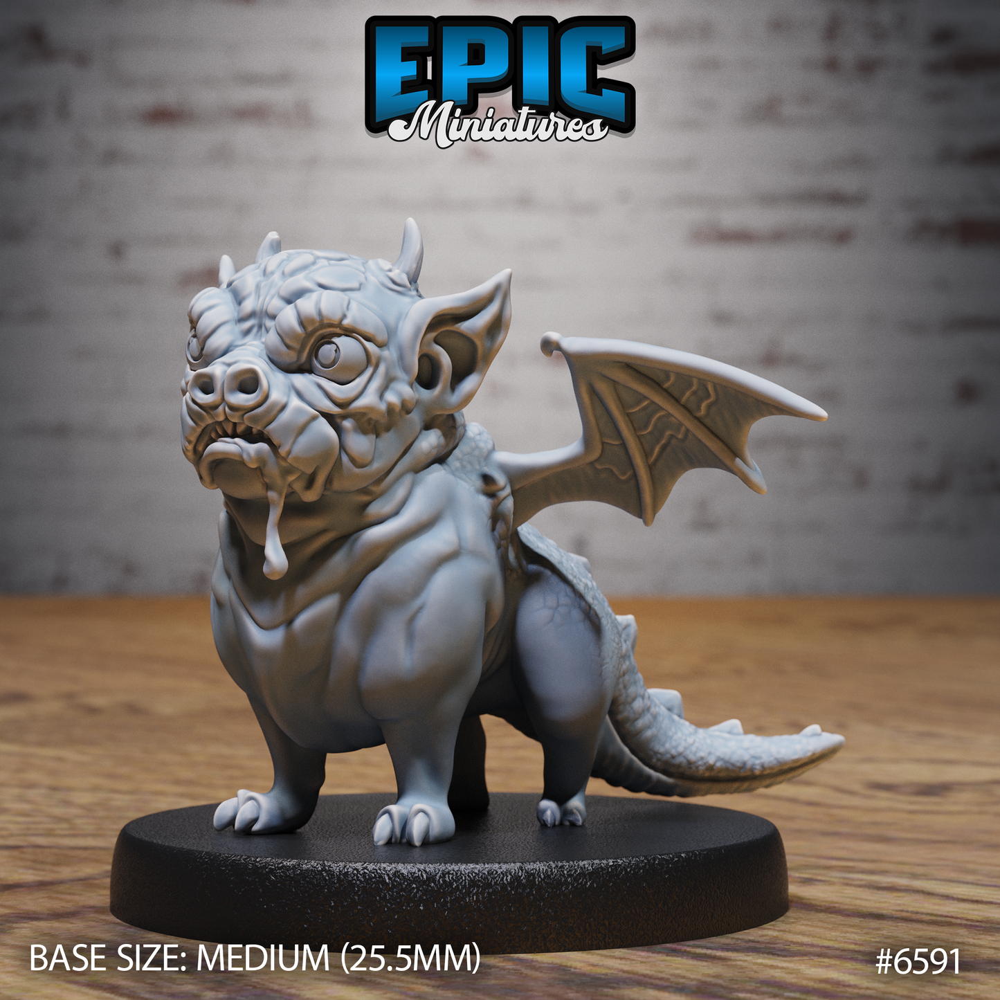 Homunculus | Arcane Alchemical Servitor | Resin Tabletop RPG Figure | 25mm Base