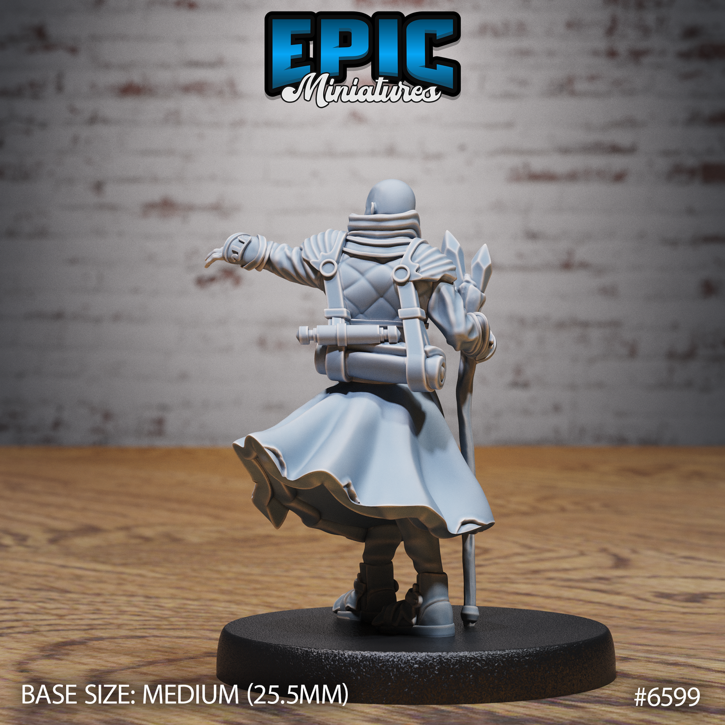 Transmuter Wizard | Master of Arcane Transformation | Resin Tabletop RPG Figure | 25mm Base