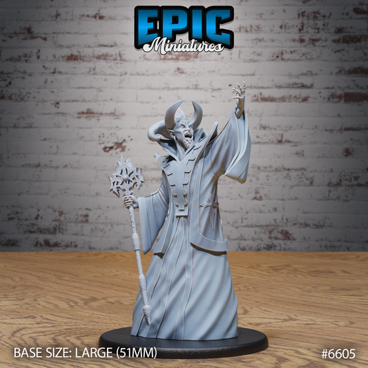 Asmodeus Avatar | Infernal Lord Incarnate | Resin Tabletop RPG Figure | 51mm Base