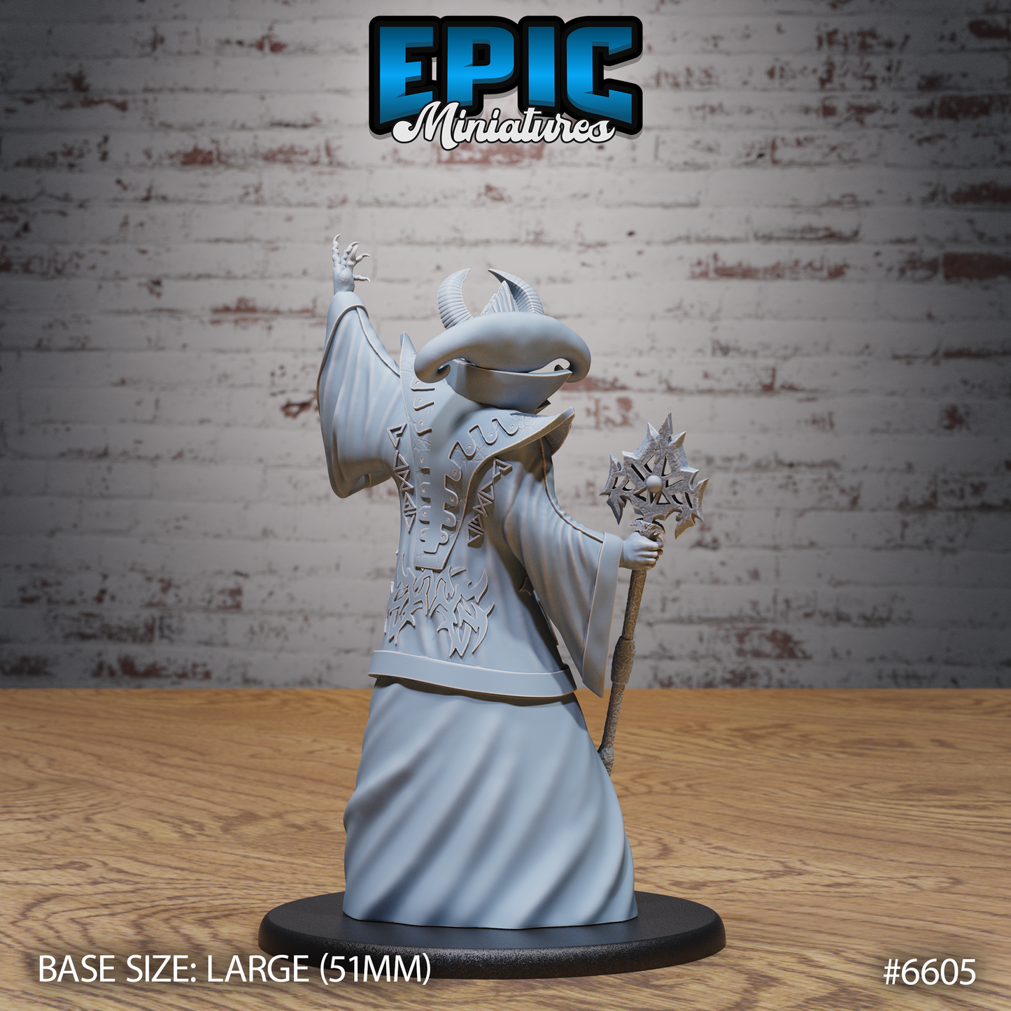 Asmodeus Avatar | Infernal Lord Incarnate | Resin Tabletop RPG Figure | 51mm Base