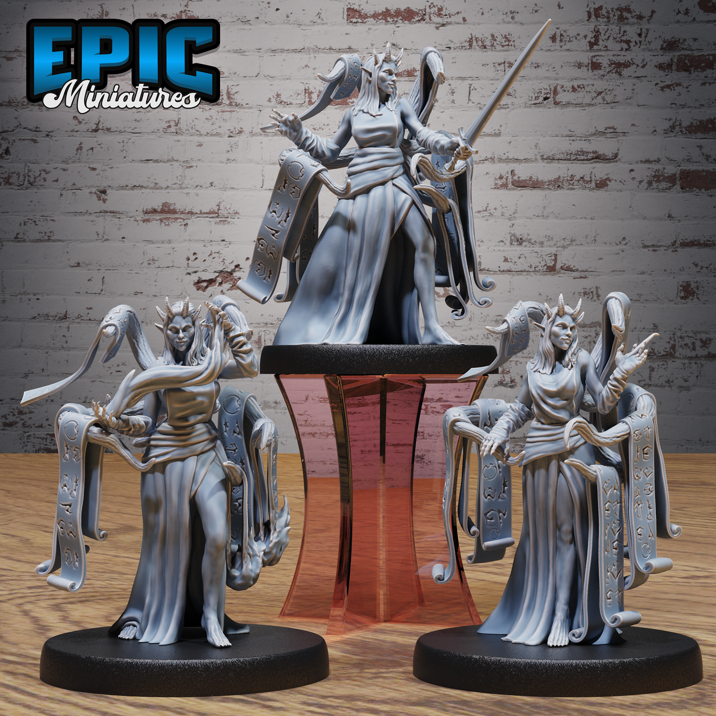 Contract Devil Devil DND Miniature TTRPG Resin Figure 25mm Base