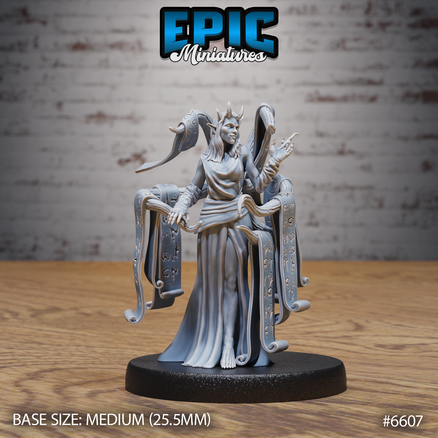 Contract Devil Devil DND Miniature TTRPG Resin Figure 25mm Base