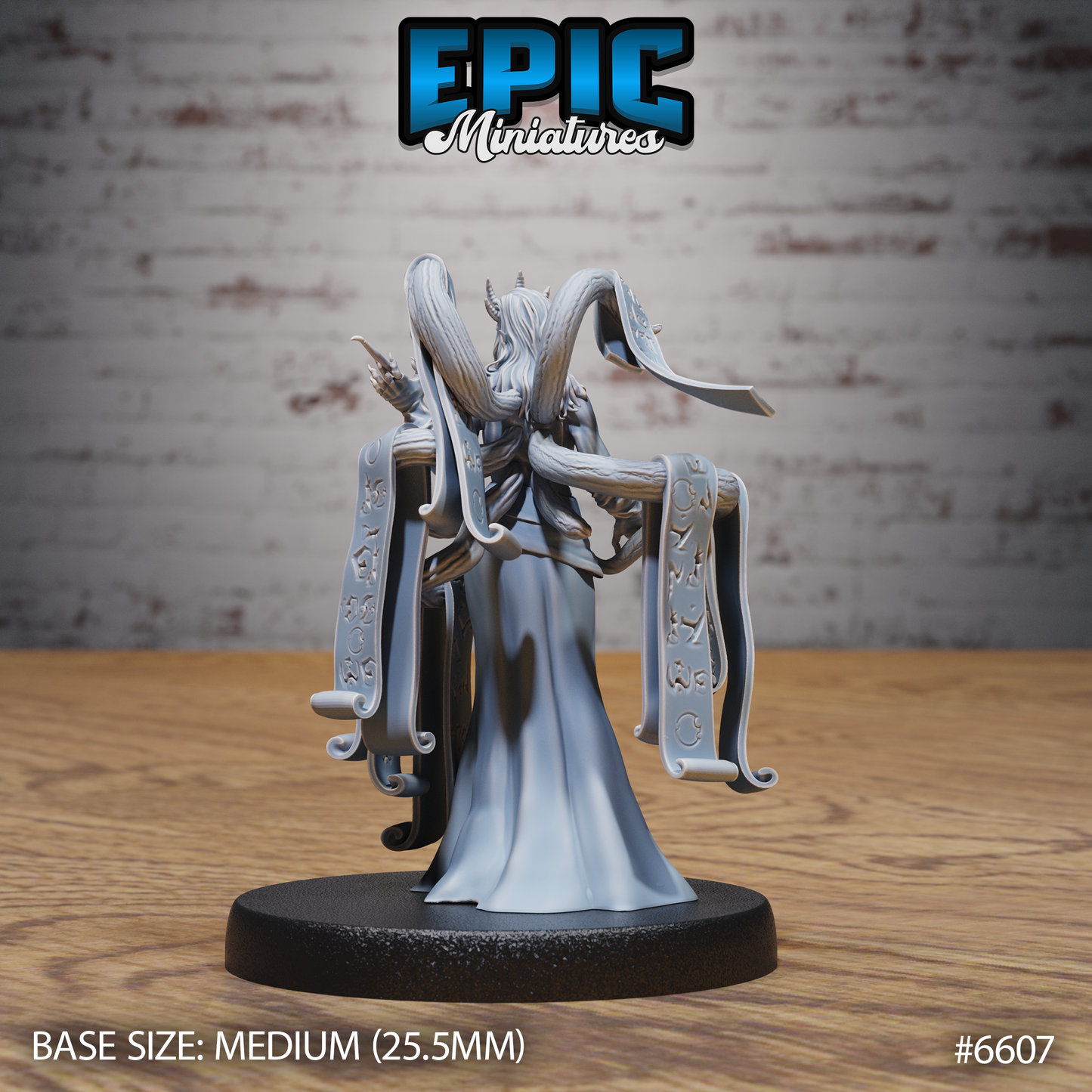 Contract Devil Devil DND Miniature TTRPG Resin Figure 25mm Base