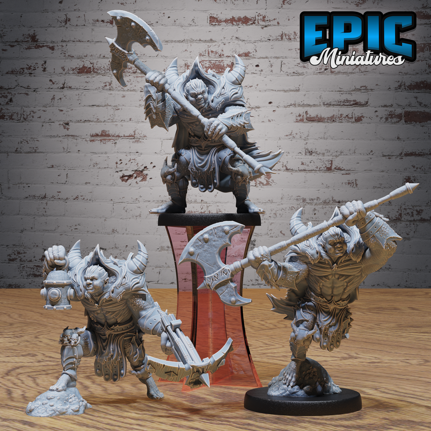 Merregon Prime Devil DND Miniature TTRPG Resin Figure 25mm Base