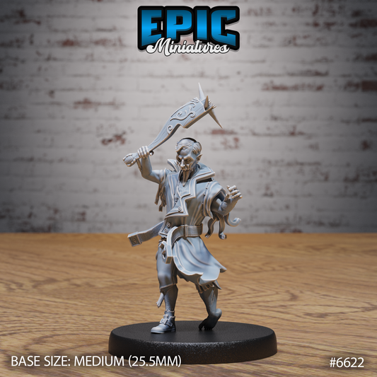 Dybbuk Undead Demon DND Miniature TTRPG Resin Figure 25mm Base
