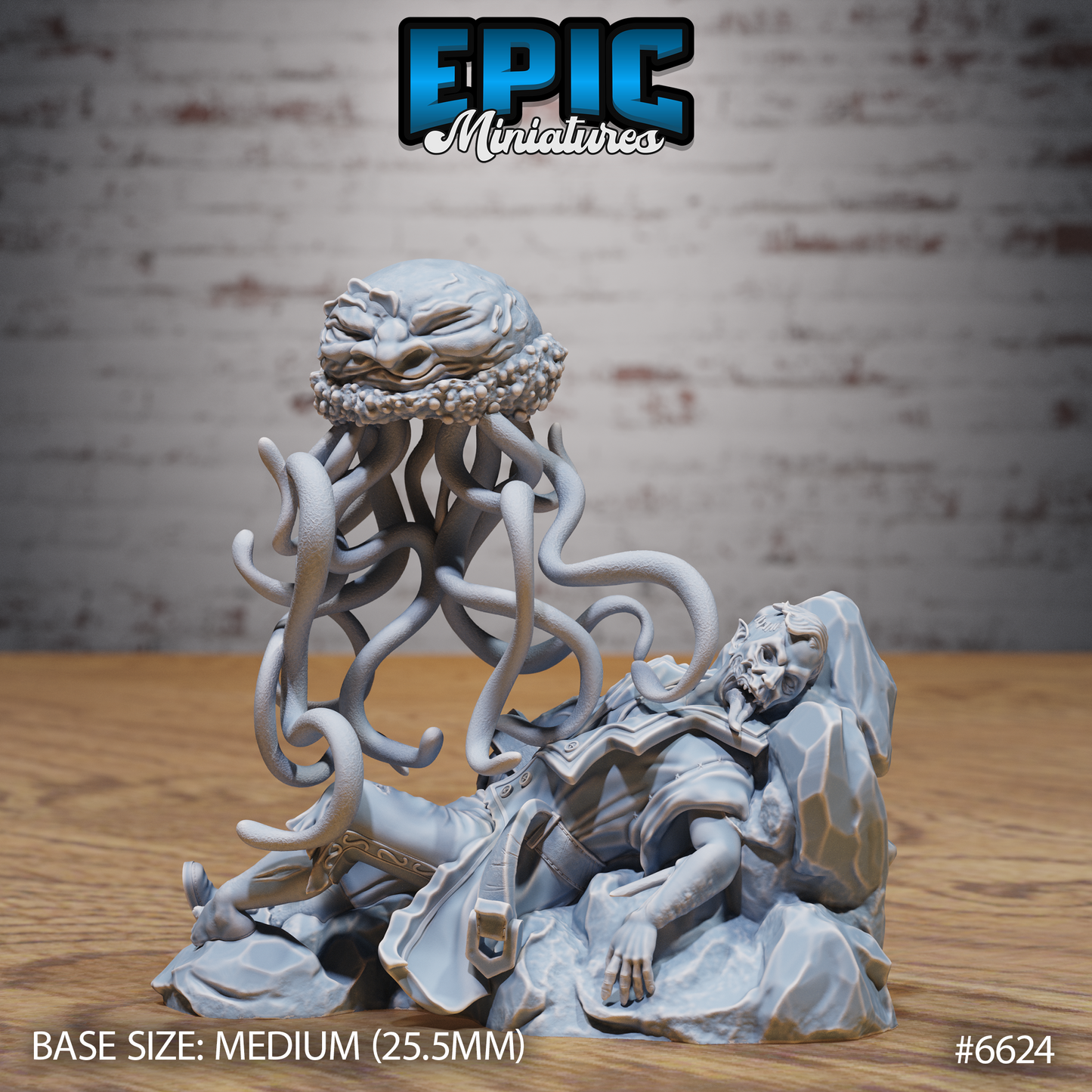 Dybbuk Undead Demon DND Miniature TTRPG Resin Figure 25mm Base