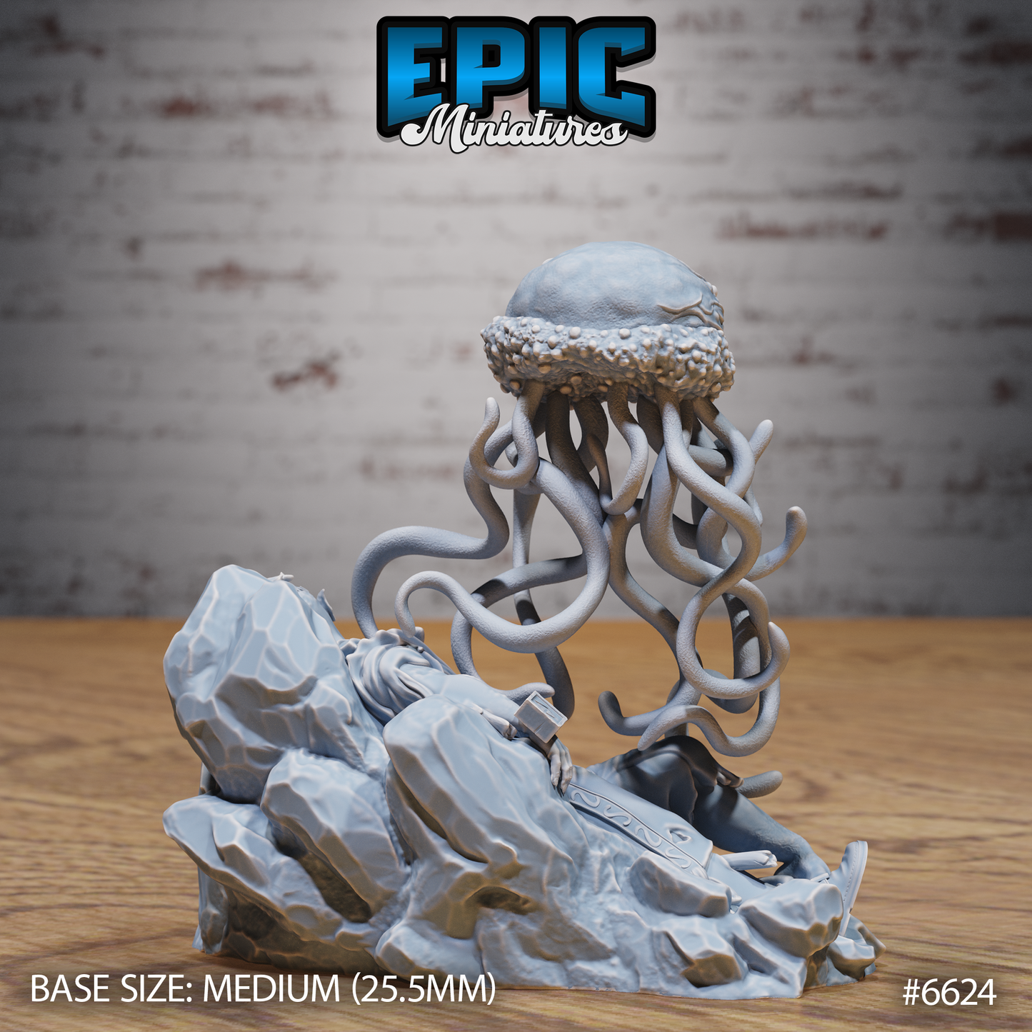 Dybbuk Undead Demon DND Miniature TTRPG Resin Figure 25mm Base