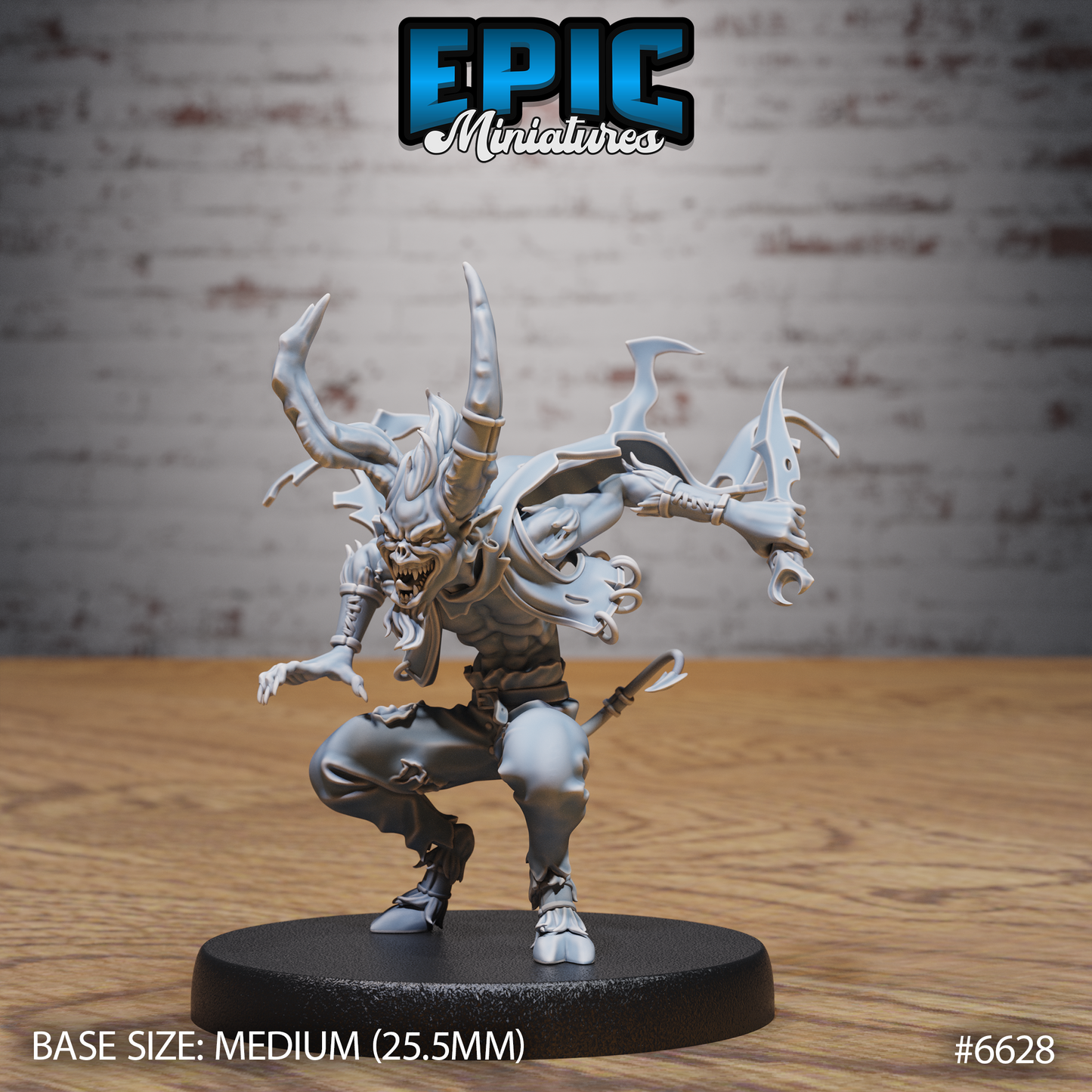 Spring Heeled Jack Fiend DND Miniature TTRPG Resin Figure 25mm Base