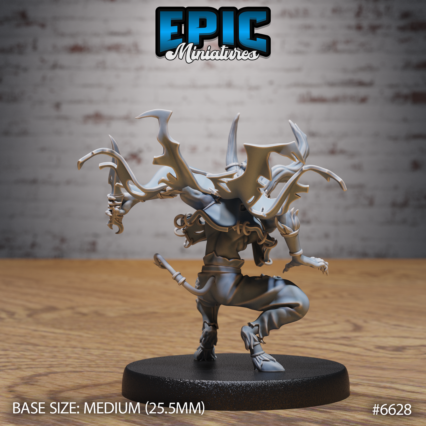 Spring Heeled Jack Fiend DND Miniature TTRPG Resin Figure 25mm Base
