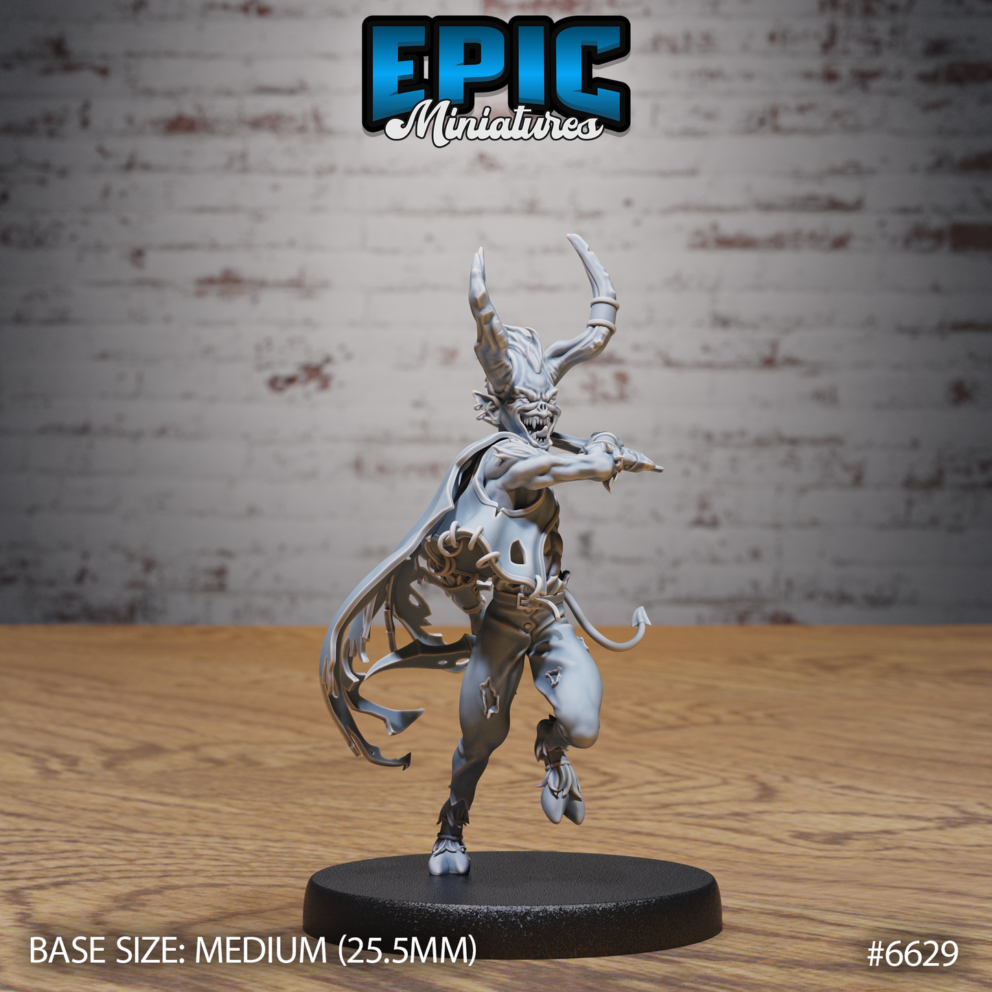 Spring Heeled Jack Fiend DND Miniature TTRPG Resin Figure 25mm Base