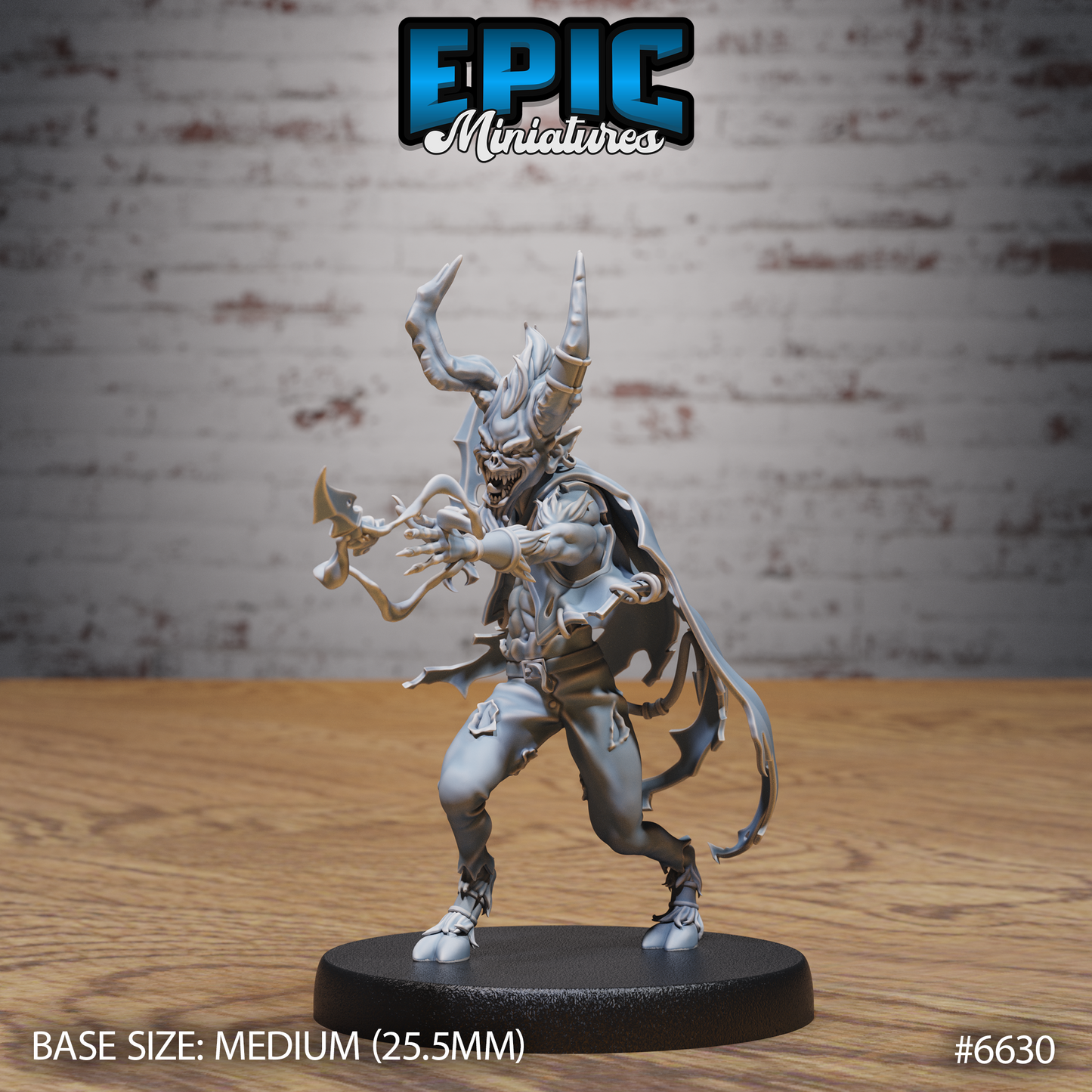 Spring Heeled Jack Fiend DND Miniature TTRPG Resin Figure 25mm Base