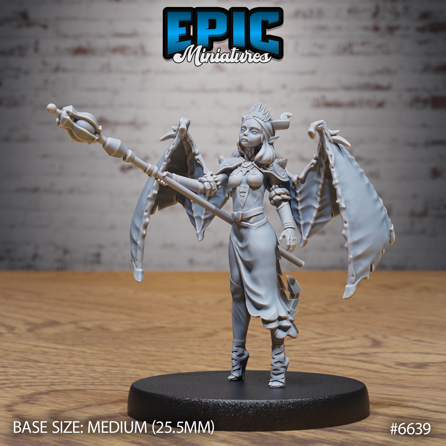 Lust Succubus Demon DND Miniature TTRPG Resin Figure 25mm Base