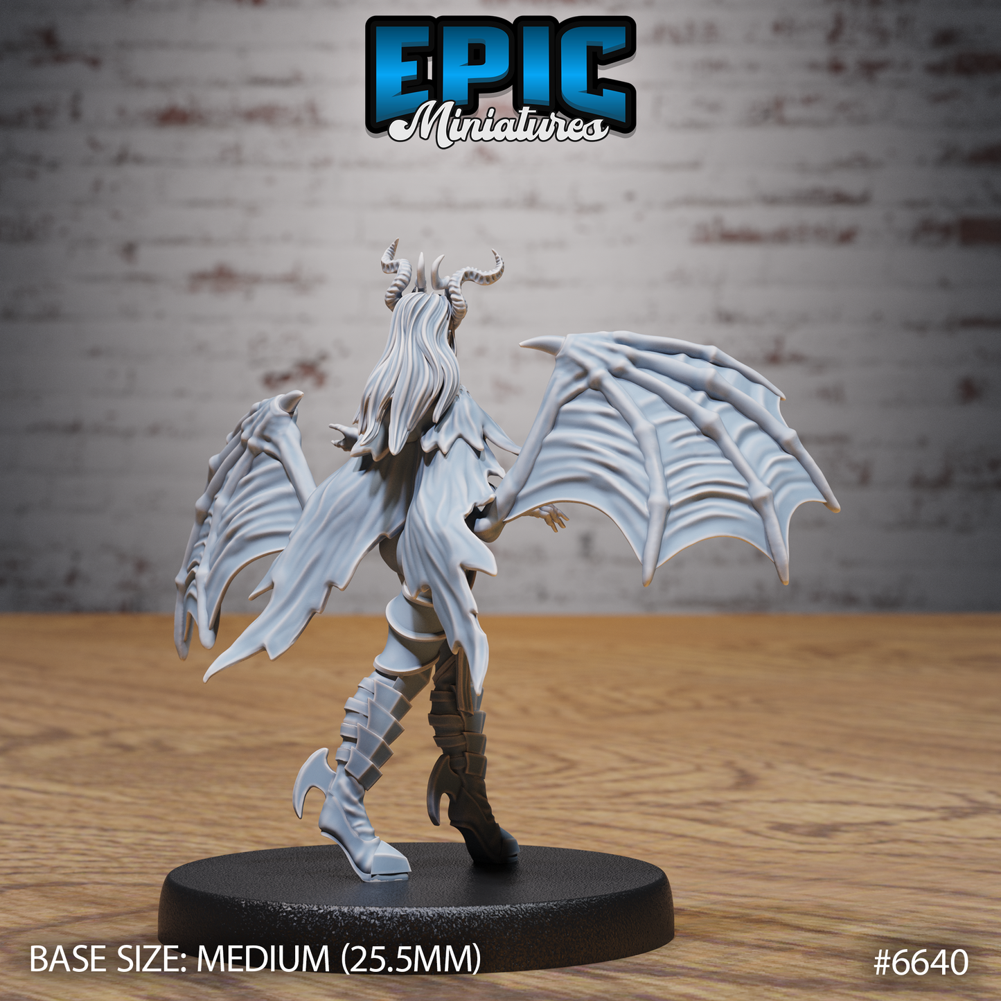 Succubus Queen Malcanthet Demon Queen DND Miniature TTRPG Resin Figure 25mm Base