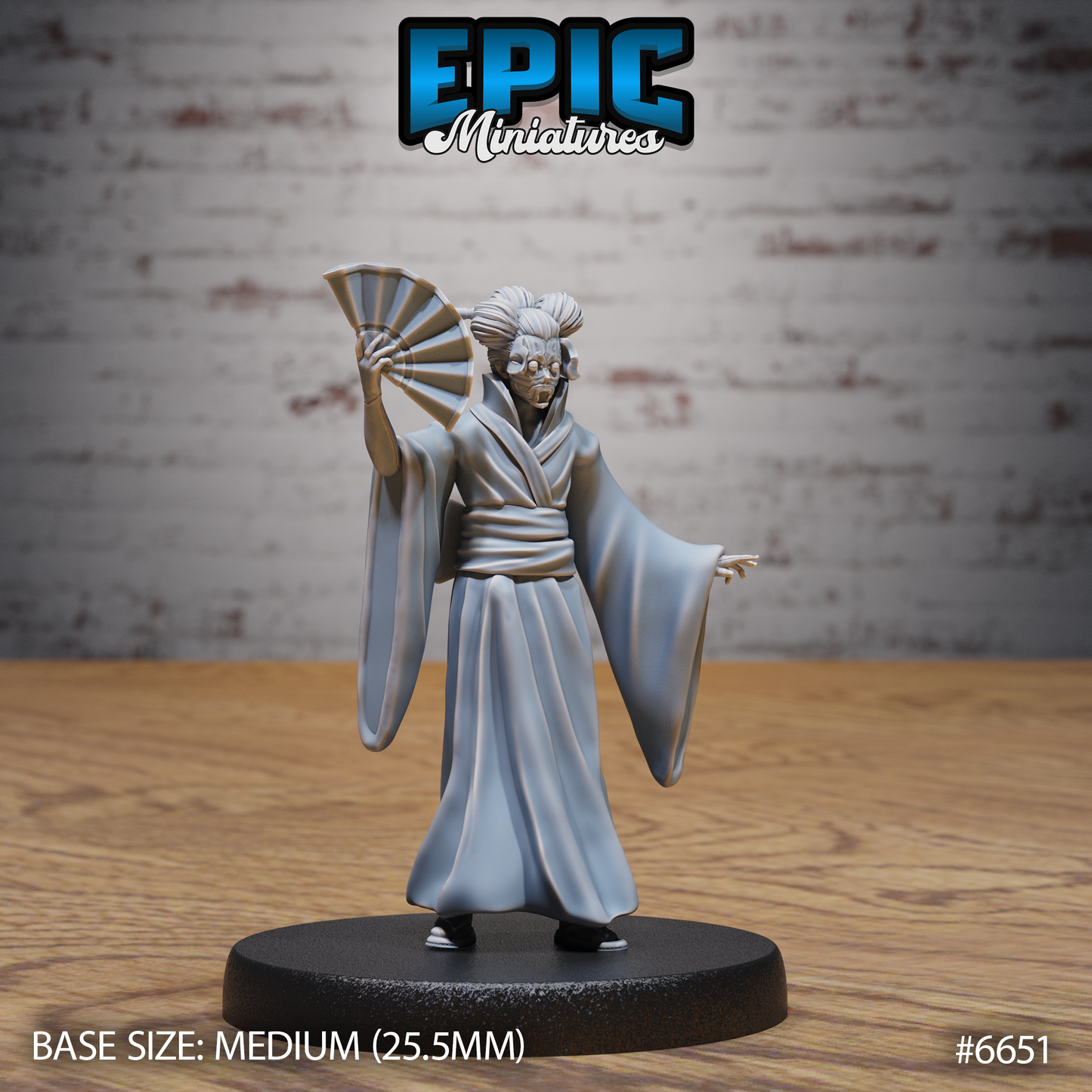 Karakuri Geisha Construct DND Miniature TTRPG Resin Figure 25mm Base