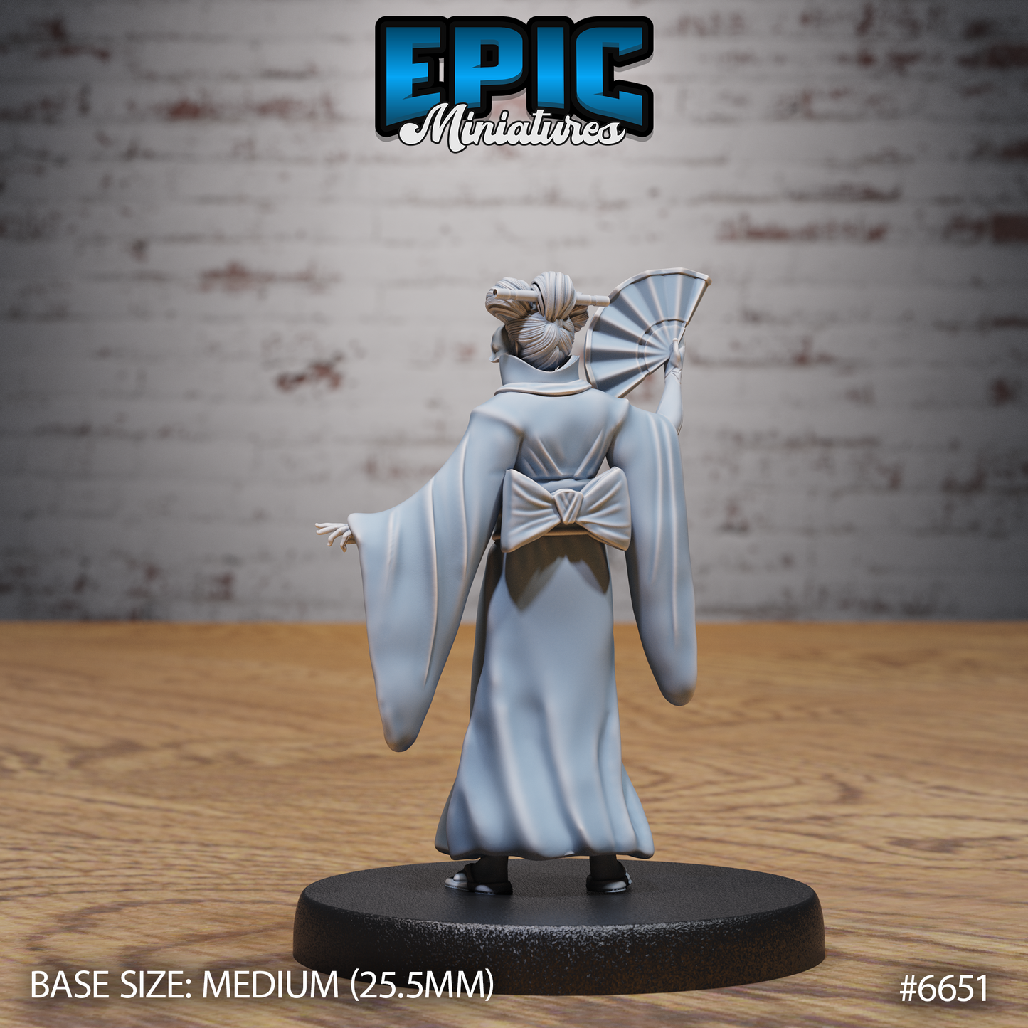 Karakuri Geisha Construct DND Miniature TTRPG Resin Figure 25mm Base