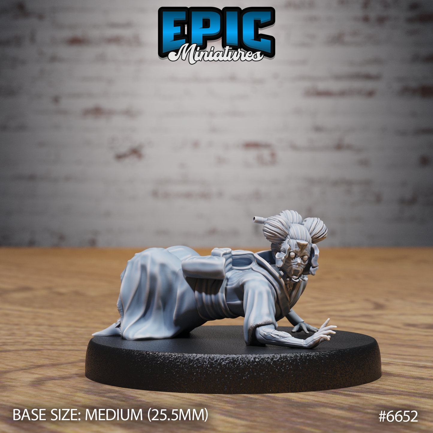 Karakuri Geisha Construct DND Miniature TTRPG Resin Figure 25mm Base