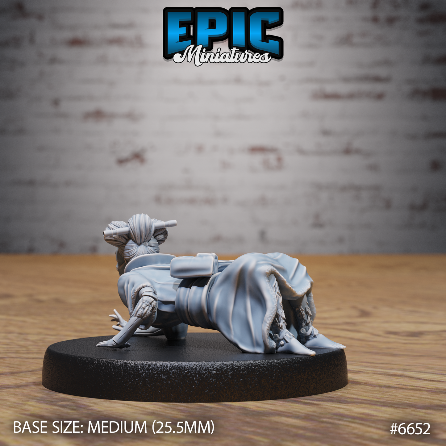 Karakuri Geisha Construct DND Miniature TTRPG Resin Figure 25mm Base