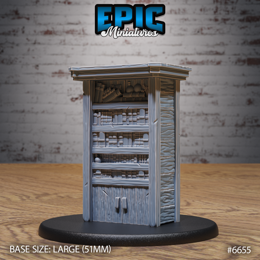 Mimic Wardrobe DND Miniature TTRPG Resin Figure 51mm Base