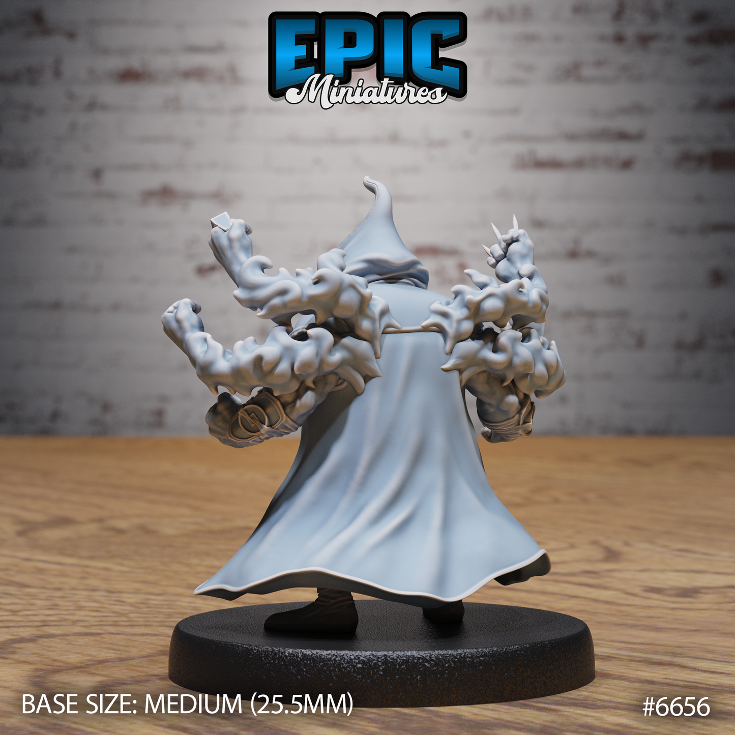 Dwarf Monk DND Miniature TTRPG Resin Figure 25mm Base