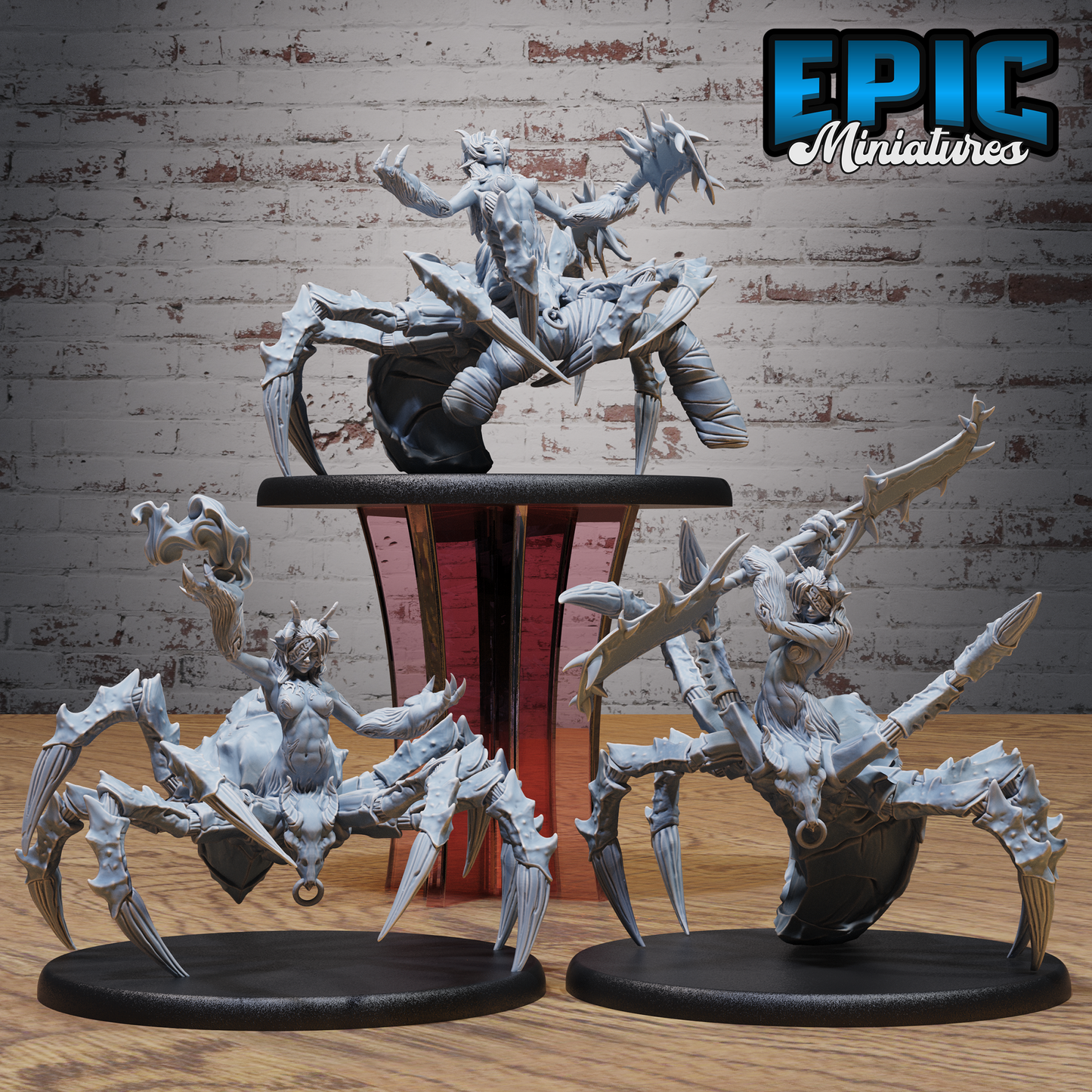 Ushi Oni Brood Mother DND Miniature TTRPG Resin Figure 50mm Base