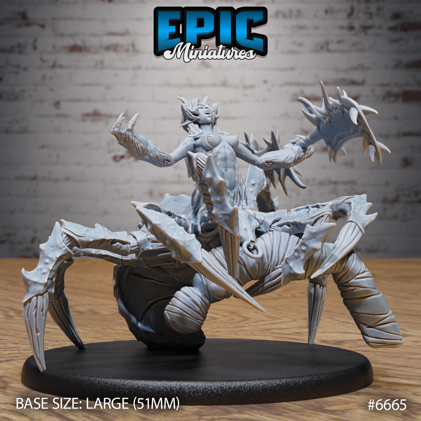 Ushi Oni Brood Mother DND Miniature TTRPG Resin Figure 50mm Base