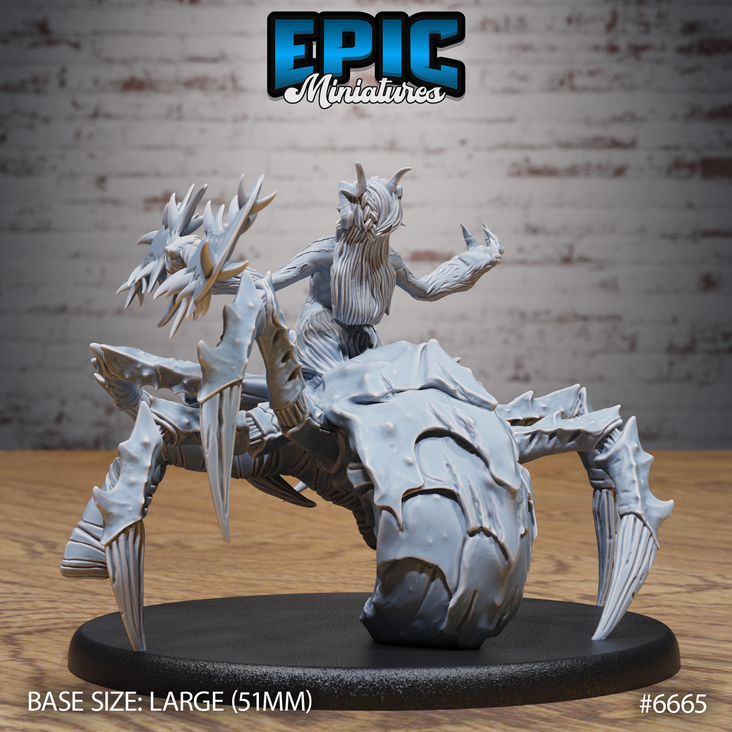 Ushi Oni Brood Mother DND Miniature TTRPG Resin Figure 50mm Base