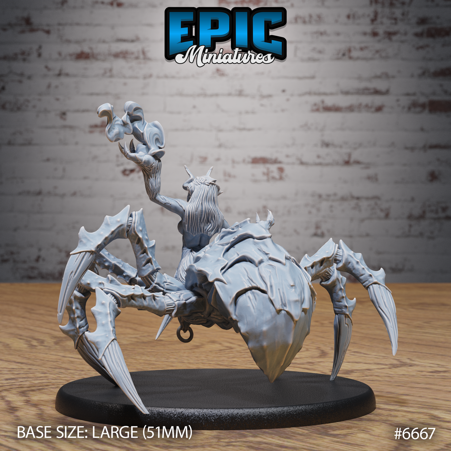 Ushi Oni Brood Mother DND Miniature TTRPG Resin Figure 50mm Base