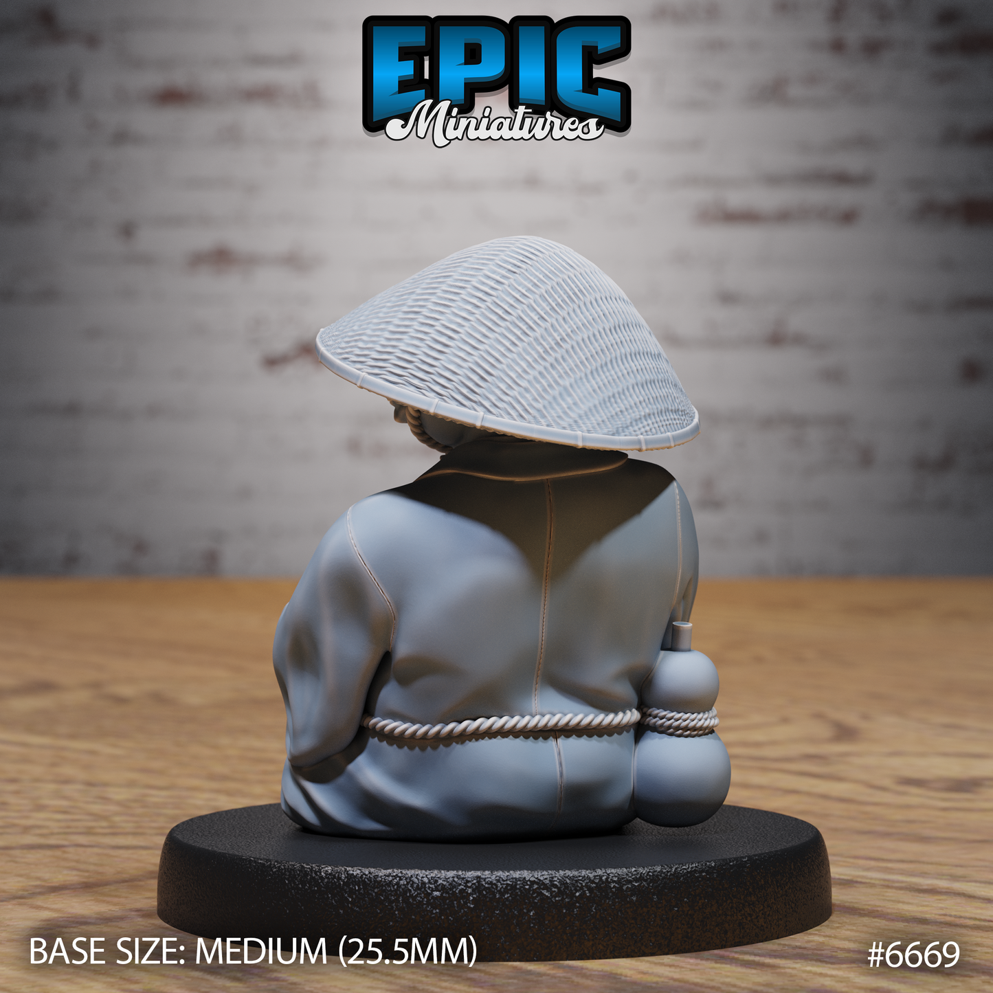 Red Panda Monk DND Miniature TTRPG Resin Figure 25mm Base