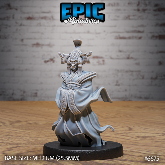 Banshee Queen DND Miniature TTRPG Resin Figure 25mm Base