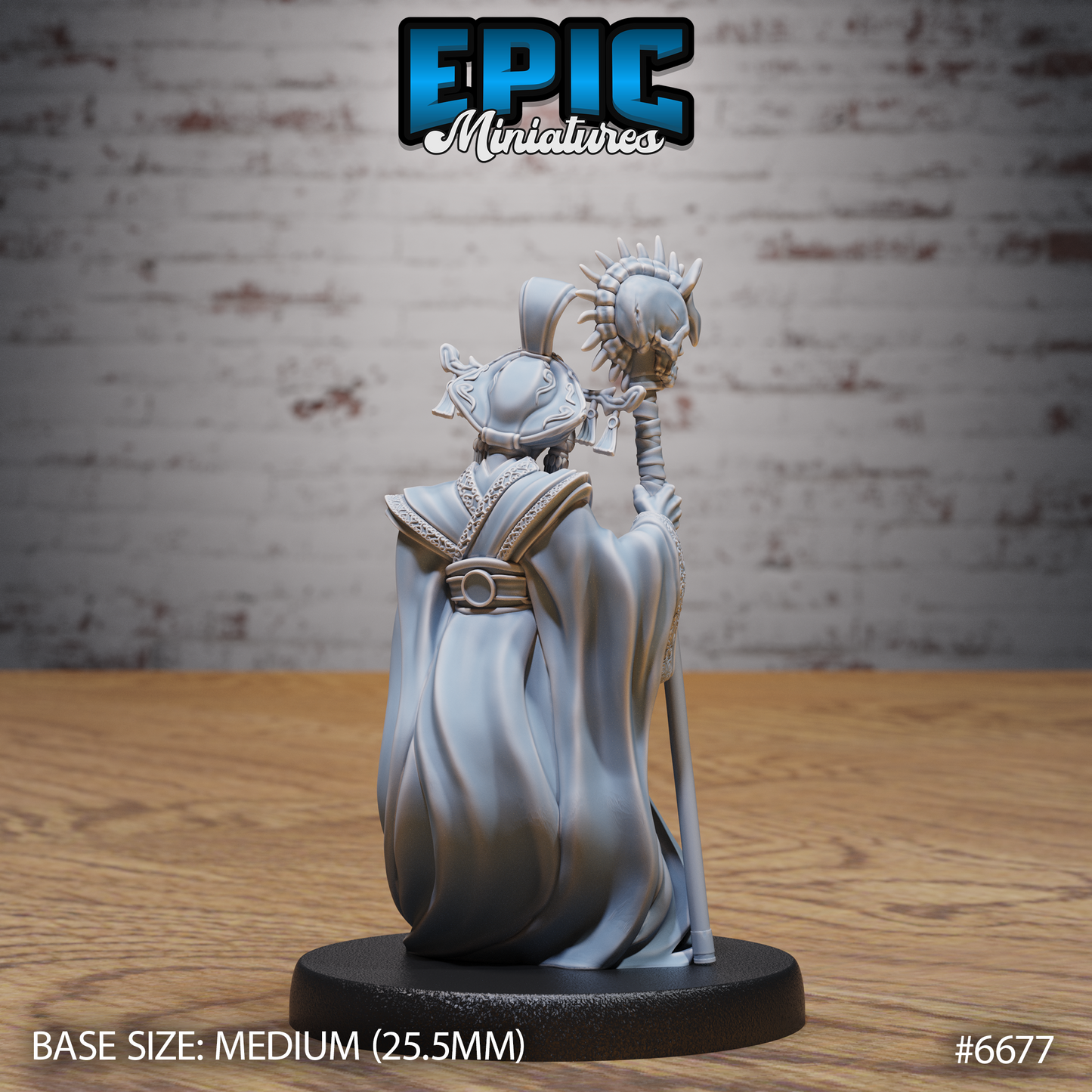 Banshee Queen DND Miniature TTRPG Resin Figure 25mm Base