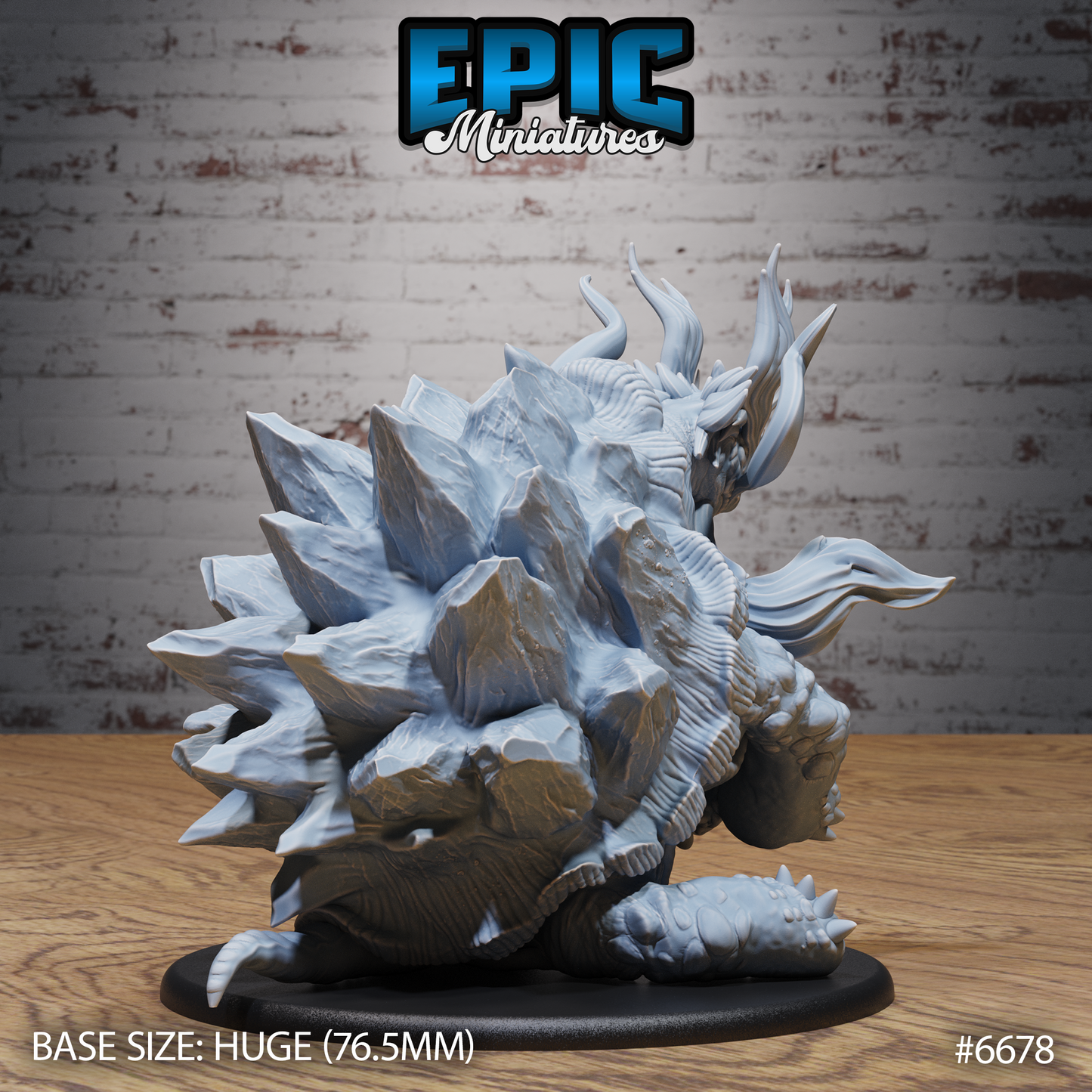 Old Tortoise DND Miniature TTRPG Resin Figure 76mm Base