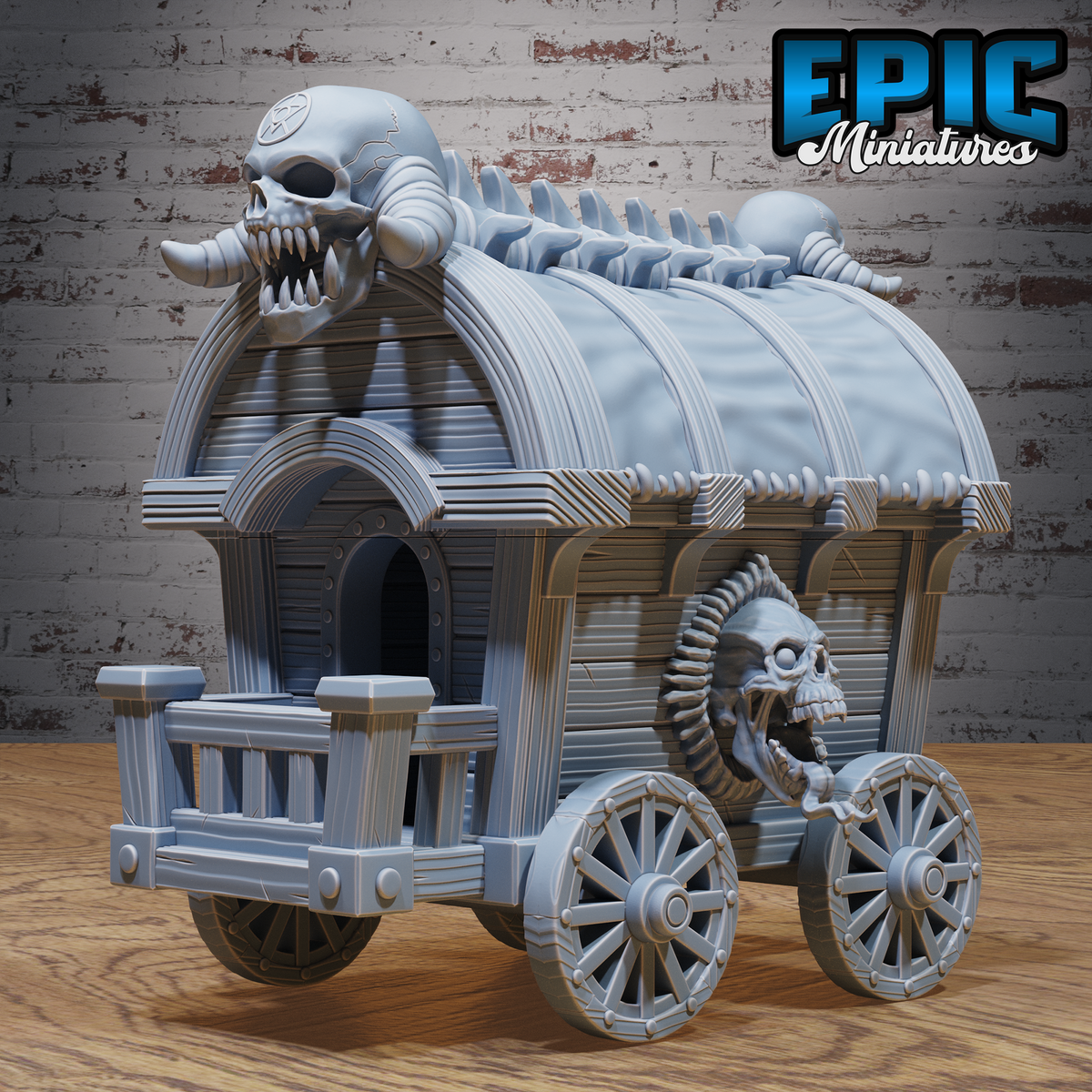Dark Carriage DND TTRPG Resin Model