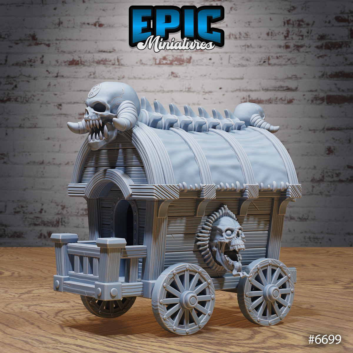 Dark Carriage DND TTRPG Resin Model