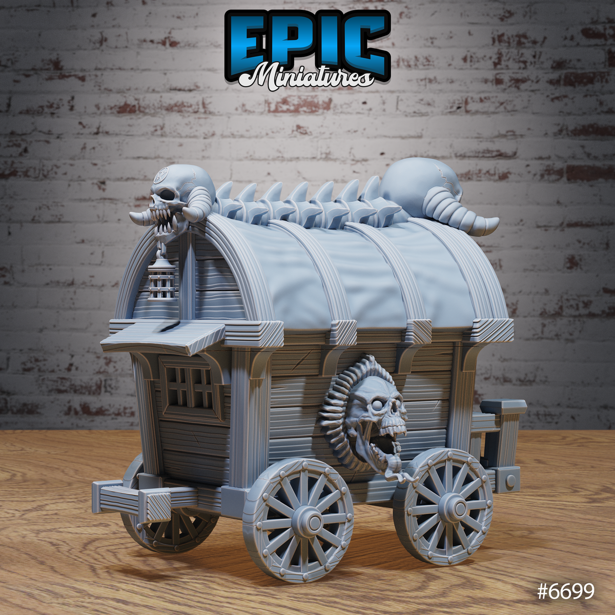 Dark Carriage DND TTRPG Resin Model