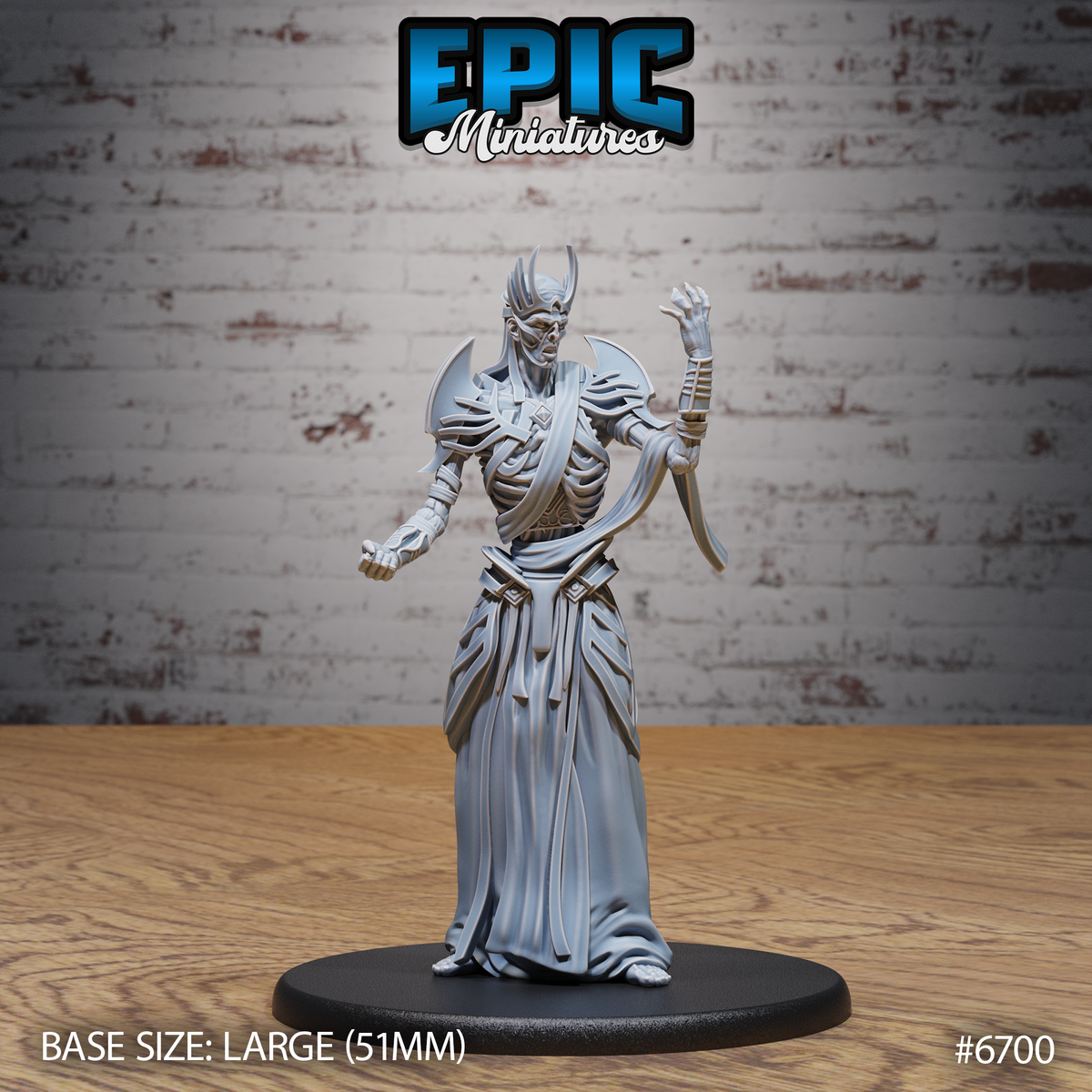 Vecna DND TTRPG Resin Model 51mm Base