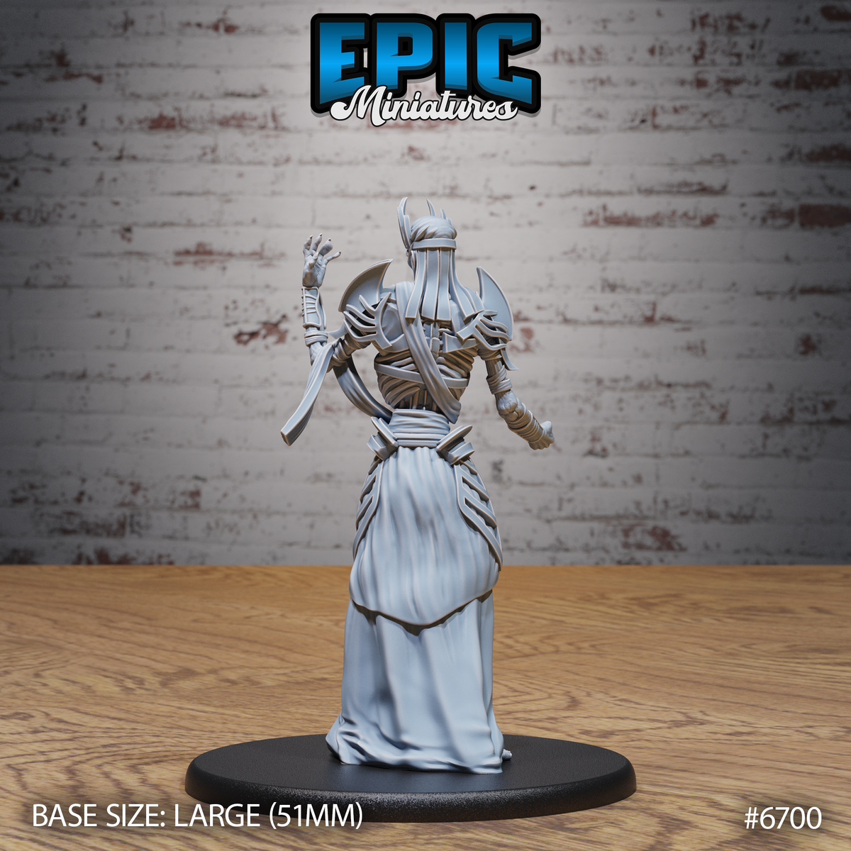 Vecna DND TTRPG Resin Model 51mm Base