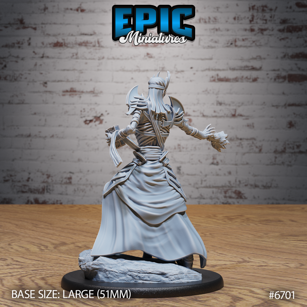 Vecna DND TTRPG Resin Model 51mm Base