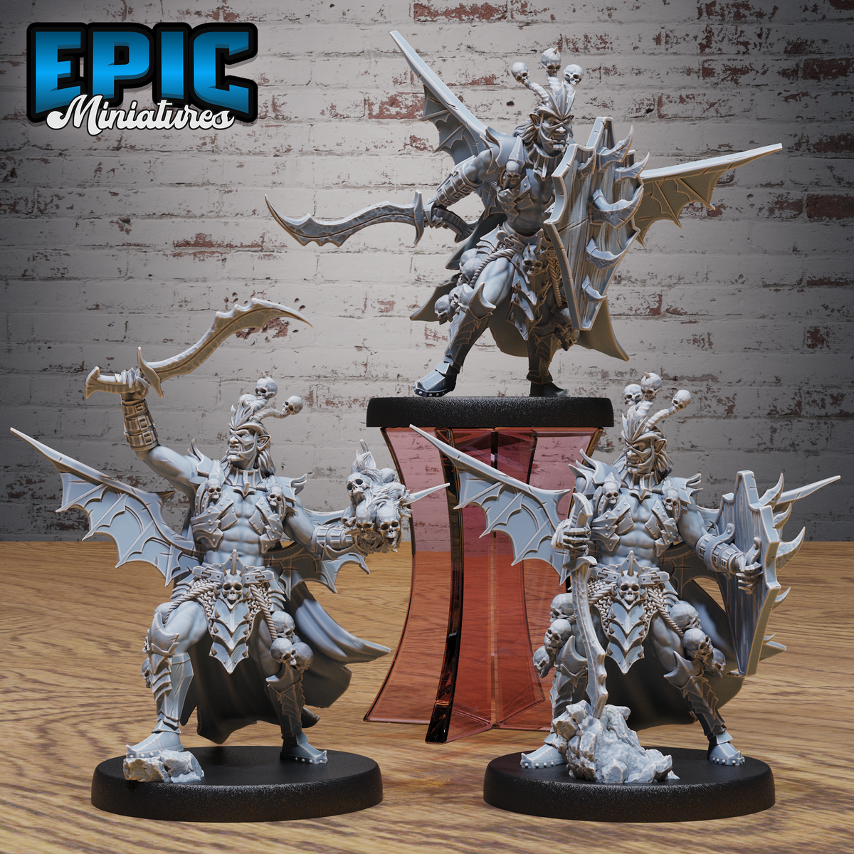 Necro Orc DND Miniature TTRPG Resin Figure 25mm Base