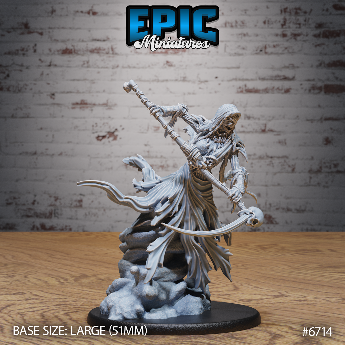 Wraith Mother DND TTRPG Resin Model 51mm Base